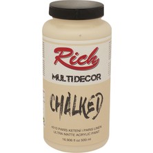 Rich Multi Decor Akrilik Boya 500ml Ultra Mat 4510 Paris Keteni Özellikli Dekoratif Kullanım