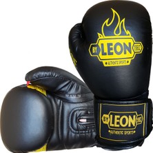 By Leon 1982 Leon Blade Training Boks, Kick Boks ve Muay Thai Eldiveni Siyah