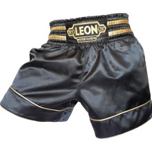 Leon Gold Star Muay Thai & Kick Boks Şortu Black BYL1003