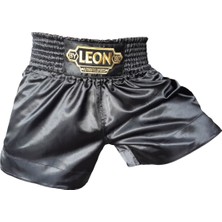 By Leon 1982 Leon Ground Kick Boks ve Muay Thai Şortu Siyah BYL1006