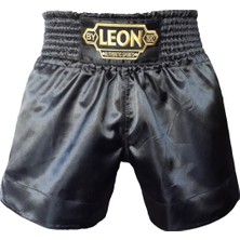 By Leon 1982 Leon Ground Kick Boks ve Muay Thai Şortu Siyah BYL1006