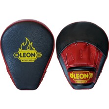 By Leon 1982 Leon Captain Profesyonel Boks Kickboks Lapası BYL 4001 Siyah Kırmızı