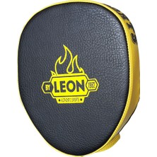 Leon Wall Parmaklı Ellik Lapa Taekwondo ve Boks Lapası BYL5007 Siyah Sarı