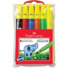 Faber-Castell Jumbi-Neon Floresan Markör 6'lı