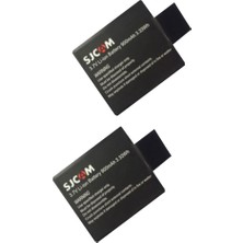 Gplus SJCAM SJ4000 SJ5000 Elite M10 Aksiyon Kamera 900 mAh İkili Yedek Batarya Pakedi