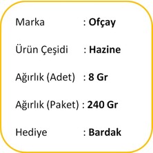 Ofçay Hazine Zengin Dem Demlik Poşet Çay 30' lu 8 gr + Bardak