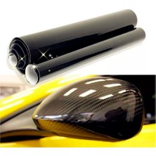 Carbins Vinil 5D Karbon Fiber Siyah Karbon Folyo(Boyut: 1Metre X 152 Cm)