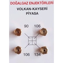 Gm 100 takım 6 Lık Doğalgaz Ocak Memesi