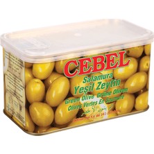 Cebel Yeşil Zeytin Kokteyl  600 gr Teneke