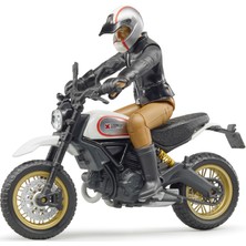 Bruder Ducati Scrambler Desert Motorsiklet ve Sürücüsü BR63051