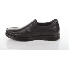 Forelli 32608 Erkek Siyah Deri Comfort Ayakkabı