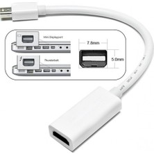 CresCent Mini Display Port To HDMI Dönüştürücü Kablo Mdp Male (Erkek) HDMI Famele (Dişi)