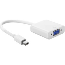 CresCent Mini Display Port To VGA Dönüştürücü Kablo Mdp Male (Erkek) VGA Famele (Dişi)