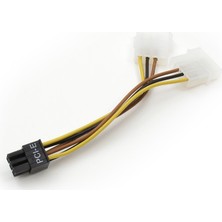 CresCent 6 Pin Pci E Güç Dönüştürücü Kablo Pata To Pci E