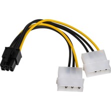 CresCent 6 Pin Pci E Güç Dönüştürücü Kablo Pata To Pci E