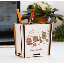 Hediyelen Doğum Günü Baykuş Tasarım Kalemlik