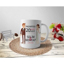 Hediyelen Aşk Tarihi Kupa Bardak - Beyaz