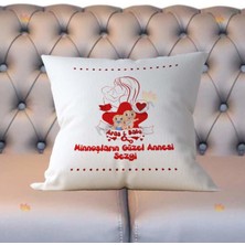 Hediyelen Bebek Kırmızı Tasarım Yastık