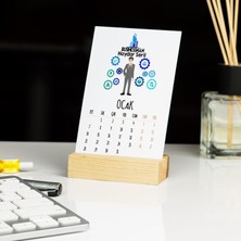 Hediyelen İş Adamı Masa Takvimi