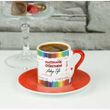 Hediyelen Matematik Öğretmenine Hediye Kalem Tasarım Kahve Fincanı