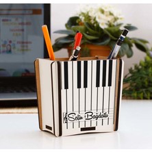 Hediyelen Müzik Öğretmenine Hediye Piyano Tasarım Kalemlik