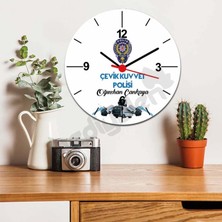 Hediyelen Çevik Kuvvet Polisi Duvar Saati