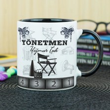 Hediyelen Yönetmen Kupa Bardak - Siyah