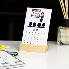Hediyelen Araştırma Görevlisi Masa Takvimi