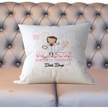 Hediyelen Anestezi Teknikeri Kalp Atışı Yastık