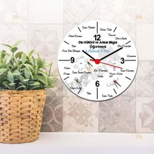 Hediyelen Din Kültürü Ve Ahlak Bilgisi Öğretmenine Hediye Erkek Figür Duvar Saati