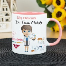 Hediyelen Diş Hekimi Kupa Bardak - Pembe