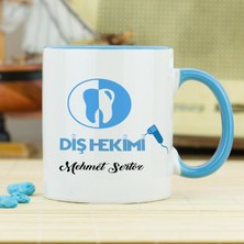 Hediyelen Diş Hekimi Kupa Bardak - Mavi