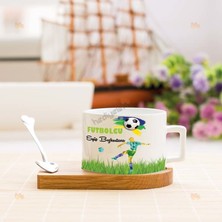 Hediyelen Futbolcu Stantlı Fincan