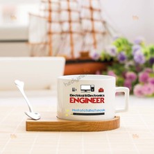 Hediyelen Electrical & Electronics Engineer Mavi Tasarım Stantlı Fincan