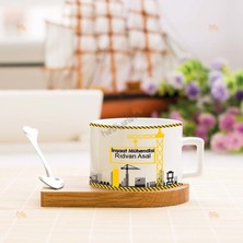 Hediyelen İnşaat Mühendisi Stantlı Fincan