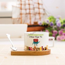 Hediyelen Tarih Öğretmenine Hediye  Kitap Tasarım Stantlı Fincan