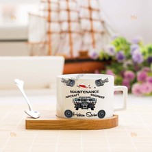 Hediyelen Aircraft Maintenance Engineer Stantlı Fincan