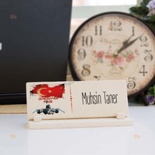 Hediyelen Çevik Kuvvet Polisi Bayrak Tasarım Taş İsimlik