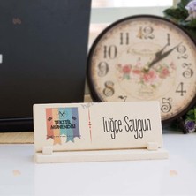 Hediyelen Tekstil Mühendisi Renkli Tasarım Taş İsimlik