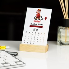 Hediyelen İtfaiyeci Masa Takvimi