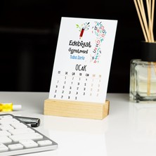 Hediyelen Edebiyat Öğretmenine Hediye Kalem Tasarım Masa Takvimi