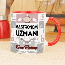 Hediyelen Gastronomi Uzmanı Kupa Bardak - Kırmızı
