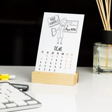 Hediyelen İngilizce Öğretmenine Hediye Back To School Masa Takvimi