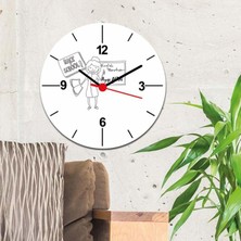 Hediyelen İngilizce Öğretmeni Back To School Duvar Saati