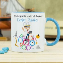 Hediyelen Metalurji Ve Malzeme Mühendisi Kupa Bardak - Mavi