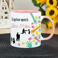 Hediyelen Ergoterapist Kupa Bardak - Pembe