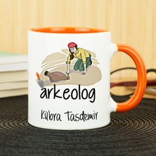 Hediyelen Arkeolog Kupa Bardak Turuncu
