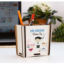 Hediyelen Diş Hekimi Erkek Figür Kalemlik