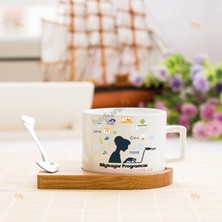 Hediyelen Bilgisayar Programcısı Kadın Figür Stantlı Fincan