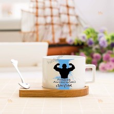 Hediyelen Fitness Antrenörü Stantlı Fincan